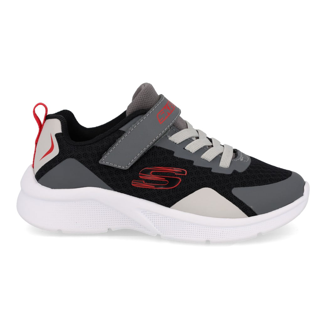 Skechers Tenis MICROSPEC 405285LB-GYRD Cinza-Vermelho Sint_3__